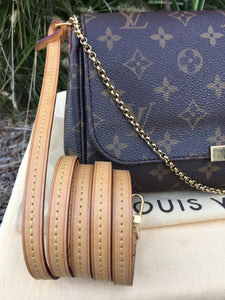 Louis Vuitton Favorite MM Monogram Crossbody Bag (MI1134)