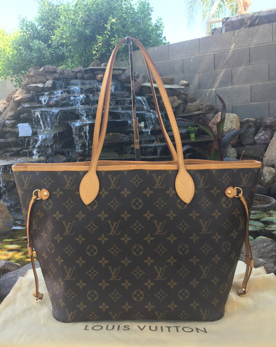 Louis Vuitton Neverfull MM Monogram Tote (GI0143)