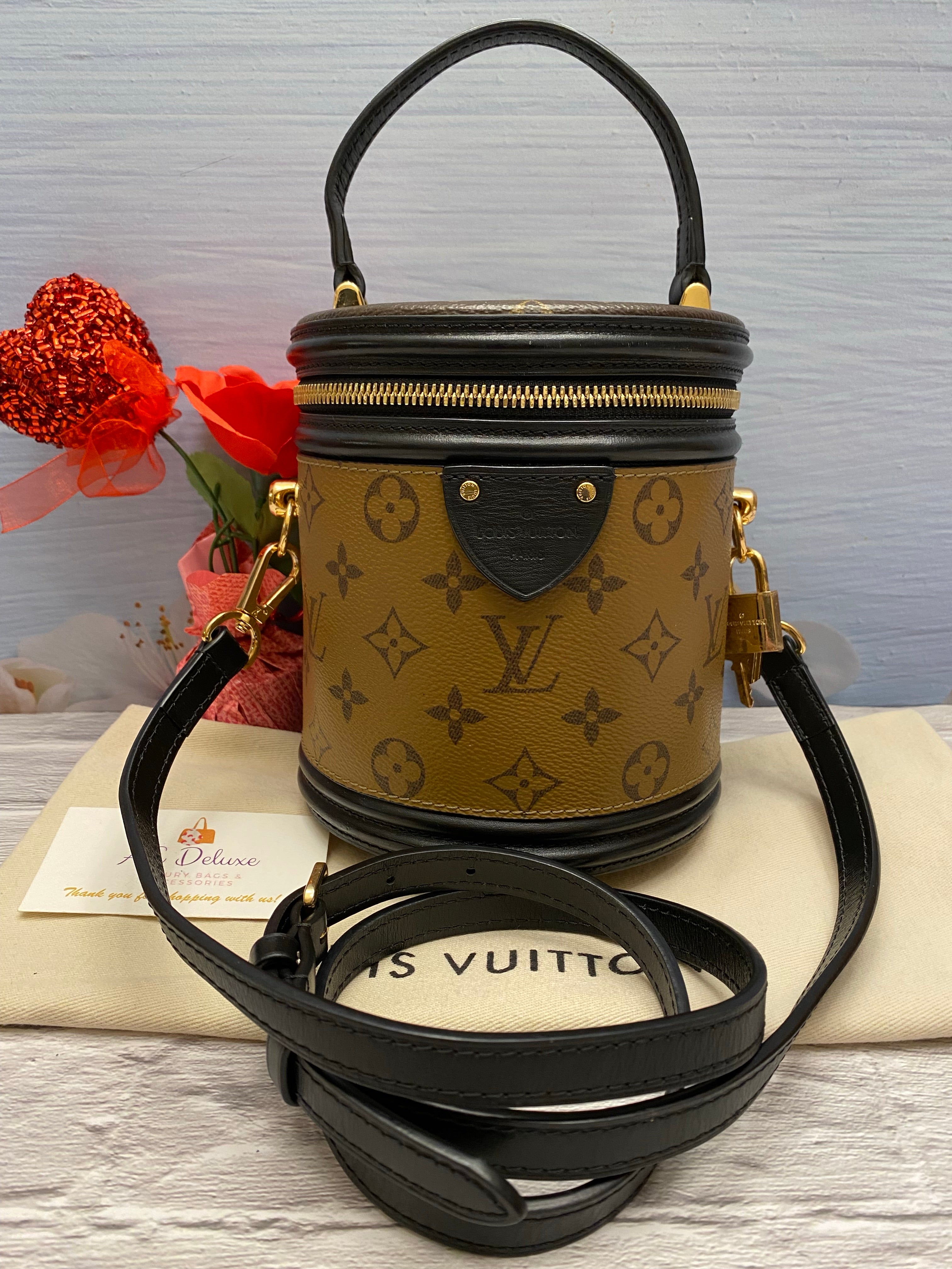Louis Vuitton Monogram Reverse Cannes Black Crossbody (FL4178