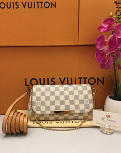 Louis Vuitton Favorite PM Damier Azur Crossbody (DU2144)