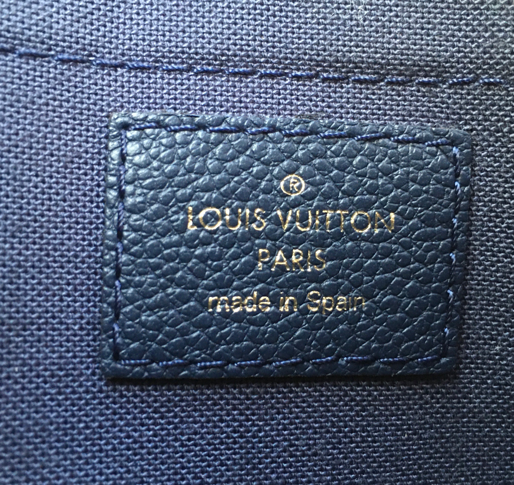 Louis Vuitton Pallas Clutch Navy Marine Blue Crossbody – AE Deluxe LLC®