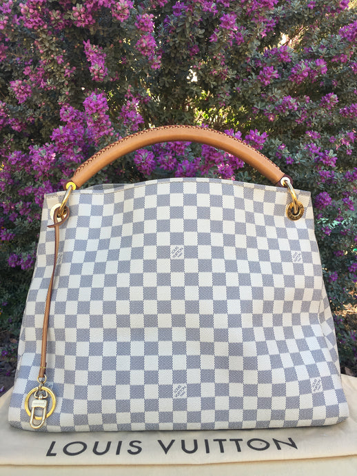 Louis Vuitton Artsy MM Damier Azur Hobo (CA2181)