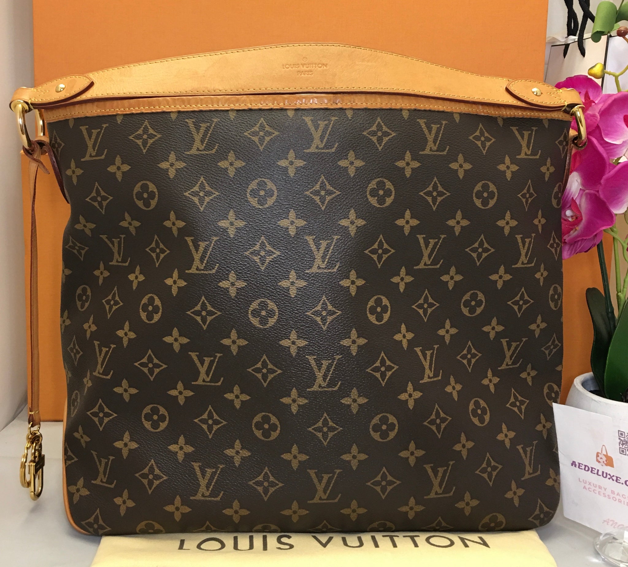 Louis Vuitton Shoulder Bag Pre Loved Monogram Delightful MM