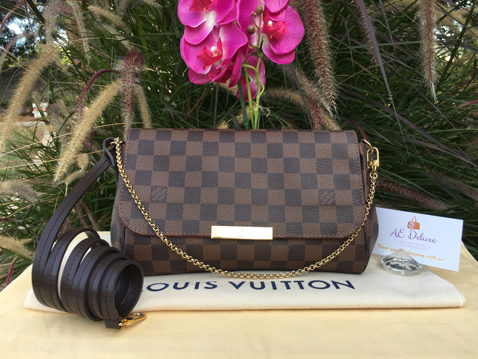 Louis Vuitton Favorite MM Damier Ebene Bag (DU2137)