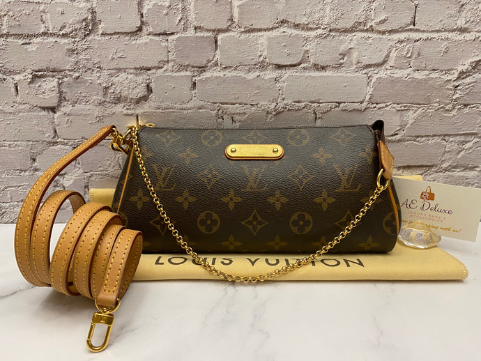 Louis Vuitton Eva Monogram Clutch Bag (SN1123)