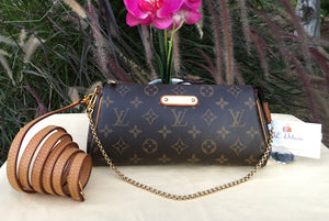 Louis Vuitton Eva Monogram Clutch Crossbody Bag (AA4192)