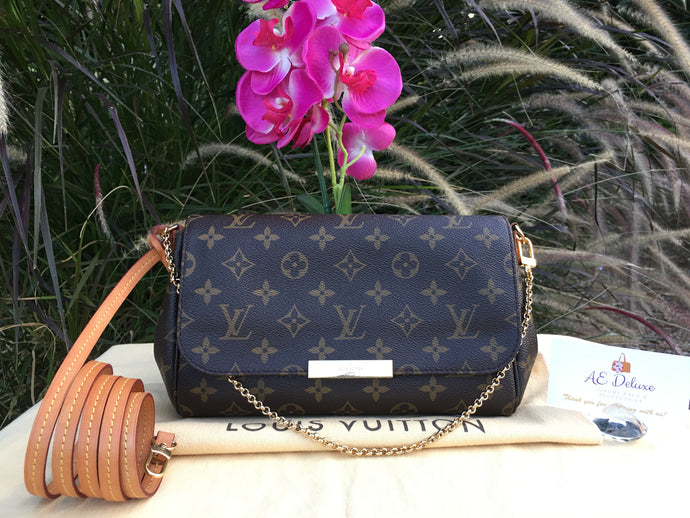 Louis Vuitton Favorite MM Monogram Crossbody (FL0187)