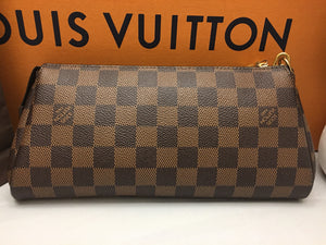 Louis Vuitton Eva Damiar Ebene Clutch Crossbody Bag (AA2100)