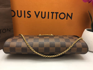 Louis Vuitton Eva Damiar Ebene Clutch Crossbody Bag (AA2100)
