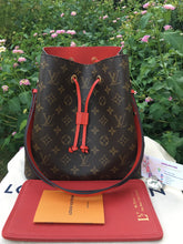 Load image into Gallery viewer, Louis Vuitton Neonoe Red Monogram Shoulder Crossbody Bag (SD0177)