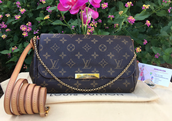 Louis Vuitton Favorite MM Monogram Bag (SA0144)
