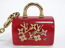 Load image into Gallery viewer, Louis Vuitton Key Charm Holder Inclusion Red Speedy Bag Motif