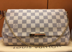 Louis Vuitton Favorite MM Damier Azur Crossbody Bag (FL1114)