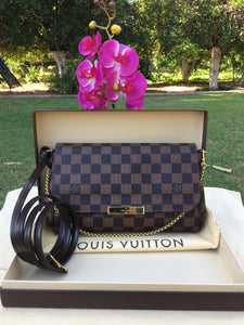 Louis Vuitton Favorite MM Damier Ebene Clutch (DU3184) – AE Deluxe