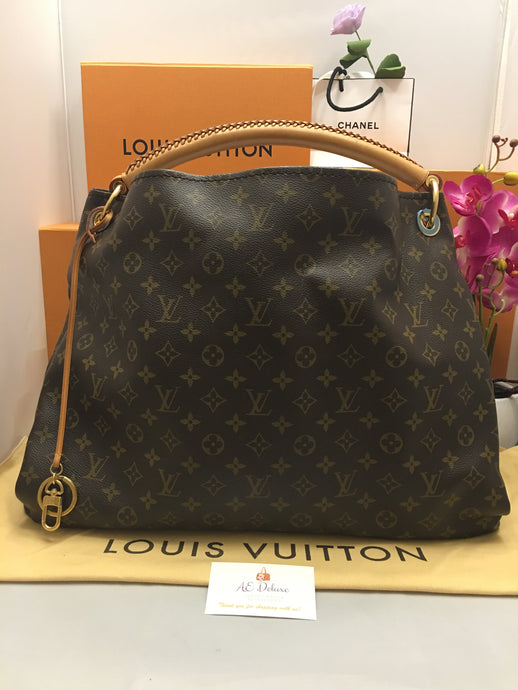 ♥️ Auth Louis Vuitton Artsy GM Monogram Large Tote Shoulder Bag + Dust Bag ♥️