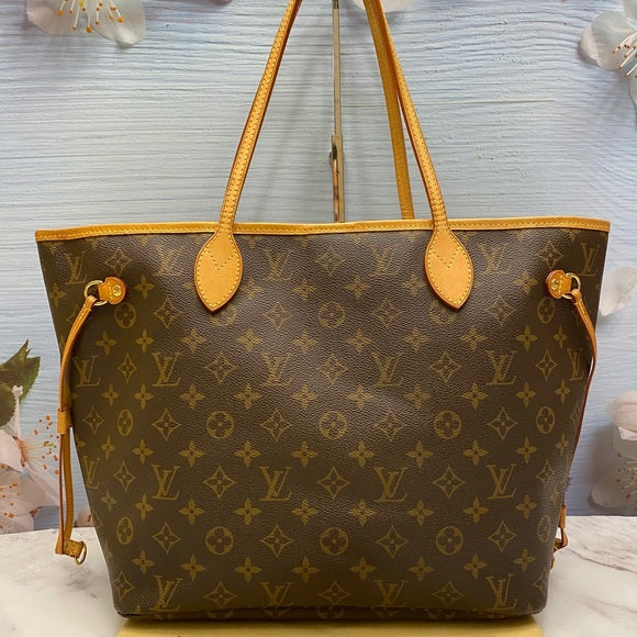 Neverfull MM Beige Monogram Tote (MB0121)