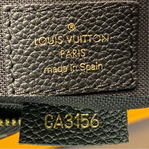 Louis Vuitton Pallas Noir/Black Clutch Crossbody (CA3156)