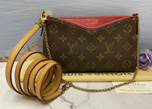 Load image into Gallery viewer, Louis Vuitton Pallas Cerise Red Clutch (CA5106)