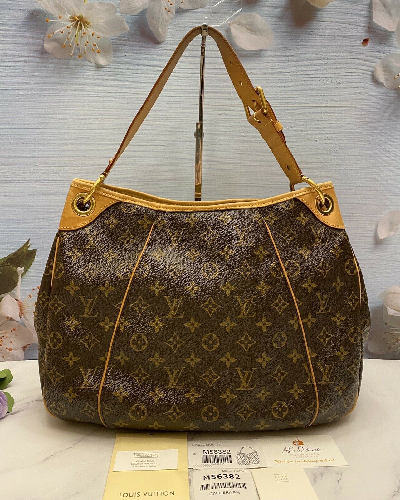 Louis Vuitton Galliera PM Monogram Shoulder Bag Tote Purse (SP3160) – AE  Deluxe LLC®