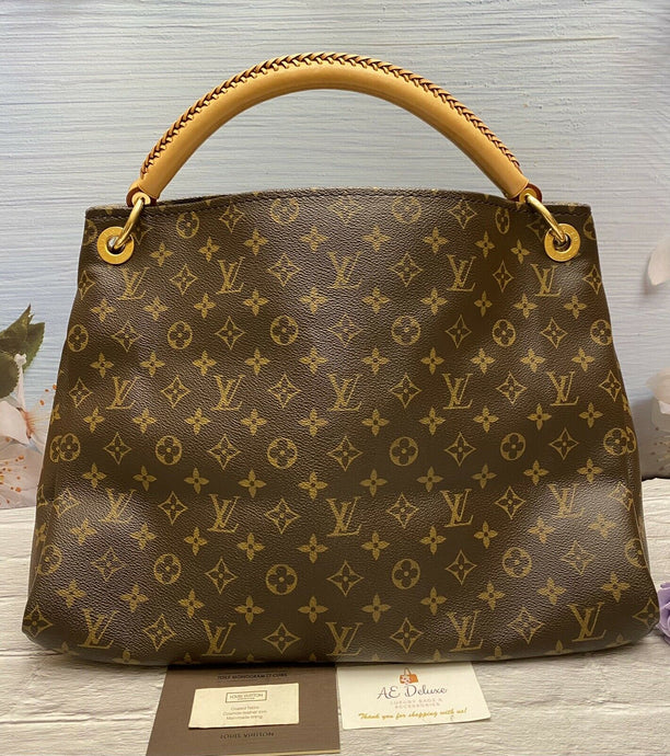 Lous Vuitton Artsy MM Monogram Shoulder Bag Tote Purse (CA5009)