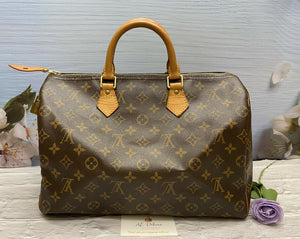 Louis Vuitton Speedy 35 Monogram Doctor Style Handbag (AA2008)