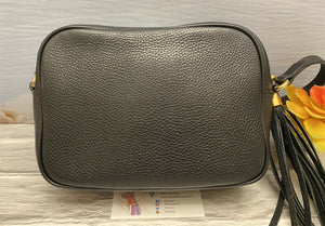 GUCCI Soho Disco Black Leather Crossbody Shoulder Bag Purse (308364 520981B)