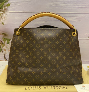 Louis Vuitton Artsy MM Monogram Shoulder Bag Tote Purse (CA5019)