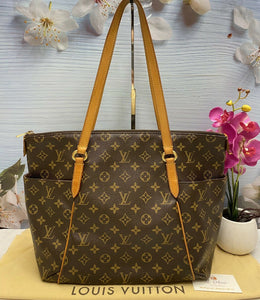 Louis Vuitton Totally MM Monogram Shoulder Tote Handbag (MB4170)