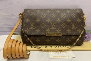 Louis Vuitton Favorite MM Monogram Clutch Purse (SD2163)
