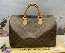 Load image into Gallery viewer, Louis Vuitton Speedy 35 Monogram New Model Doctor Style Handbag (BA0152)