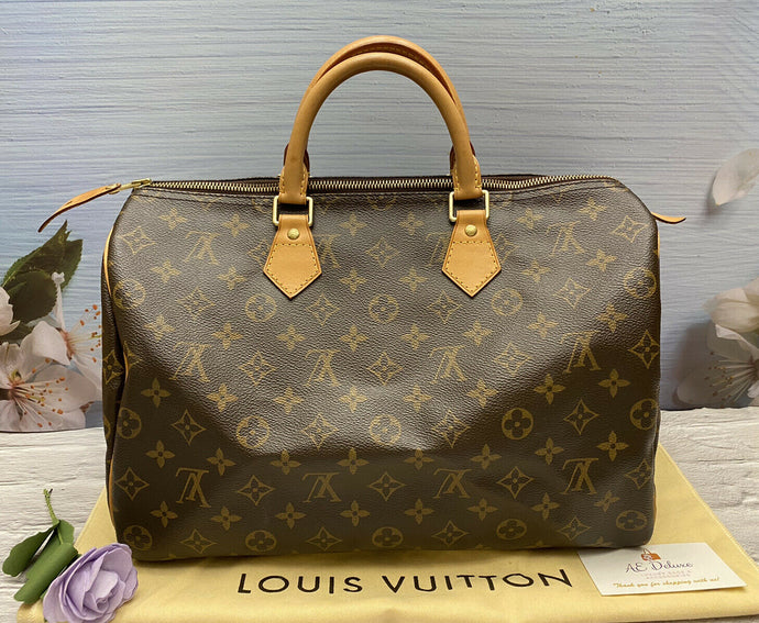 Louis Vuitton Speedy 35 Monogram New Model Doctor Style Handbag (BA0152)