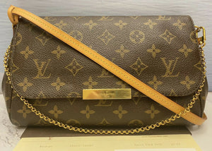 Louis Vuitton Favorite MM Monogram Clutch Purse (FL0156)