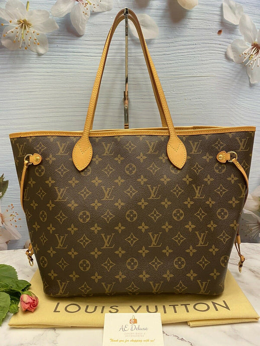 Louis Vuitton Neverfull MM Monogram Pink Tote (AR4165)