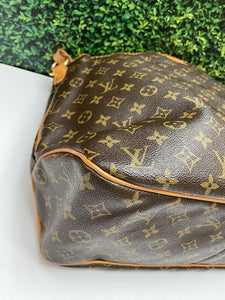 Louis Vuitton Delightful MM Monogram Beige Shoulder Bag Tote Purse (TR2170)