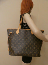 Load image into Gallery viewer, Louis Vuitton Neverfull MM Monogram Beige Shoulder Tote (SD5102)