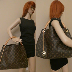 Louis Vuitton Artsy MM Monogram Shoulder Bag Tote Purse (CA5019)