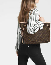 Load image into Gallery viewer, BRAND NEW Louis Vuitton Neverfull MM Monogram Pivoine Shoulder Tote