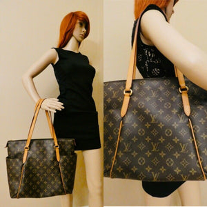 Louis Vuitton Totally MM Monogram Shoulder Bag Purse Tote Handbag (FL2101)