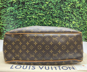 Louis Vuitton Delightful MM Monogram Beige Shoulder Bag (FL2190)