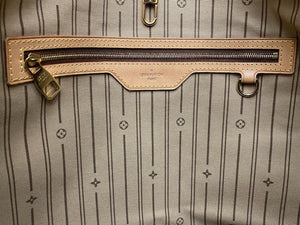 Louis Vuitton Delightful MM Monogram Beige Shoulder Bag Tote Purse (TR2170)