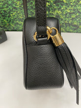 Load image into Gallery viewer, GUCCI Soho Disco Black Leather Crossbody Shoulder Bag Purse (D019193304)