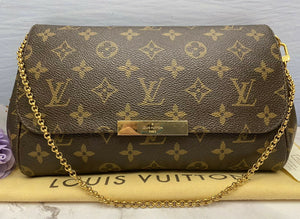 Louis Vuitton Monogram Canvas Favorite MM Shoulder Bag (SHF-20105