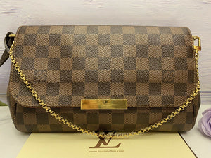 Louis Vuitton Favorite MM Damier Ebene Clutch (FL5114)