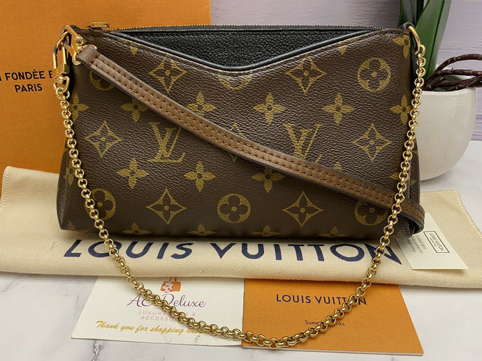Vuitton Pallas Noir/Black Clutch (GI2187)