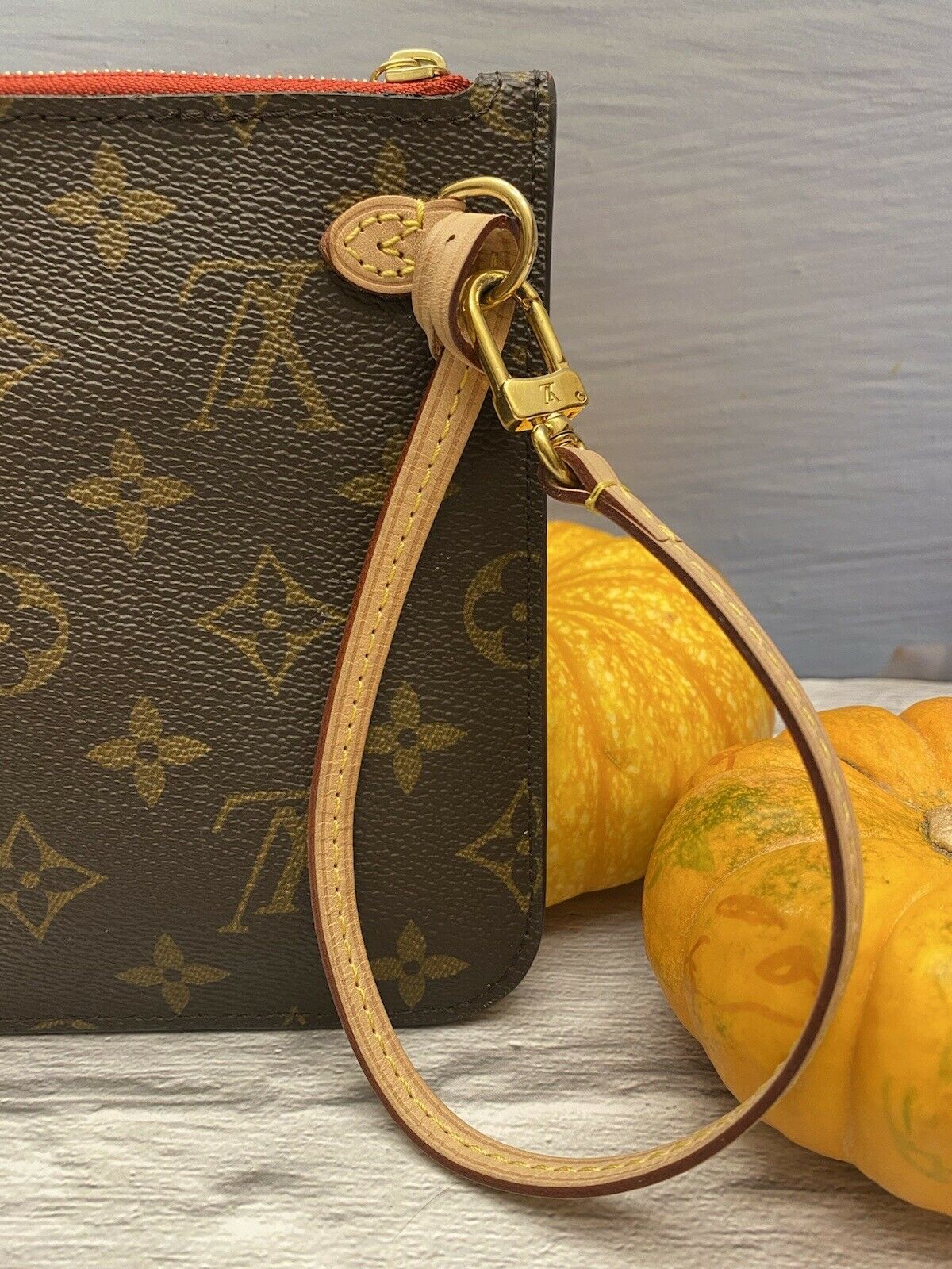 Louis Vuitton, Bags, Authentic Louis Vuitton Monogram Neverfull Mmgm Pouch  Wristlet Clutch Sd448