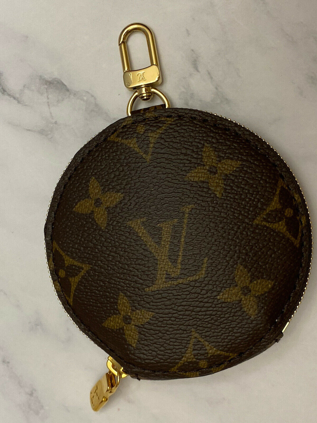 Louis Vuitton Monogram Multi Pochette Accessories Round Coin Purse