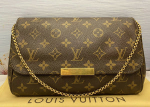 Louis Vuitton Favorite MM Monogram Clutch Purse (DU4183)