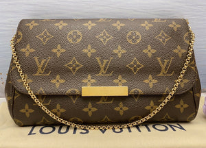 Louis Vuitton Favorite MM Monogram Chain Clutch Crossbody Bag (FL0186) – AE  Deluxe LLC®