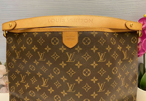 Louis Vuitton Delightful MM Monogram Beige Shoulder Bag (FL3162)