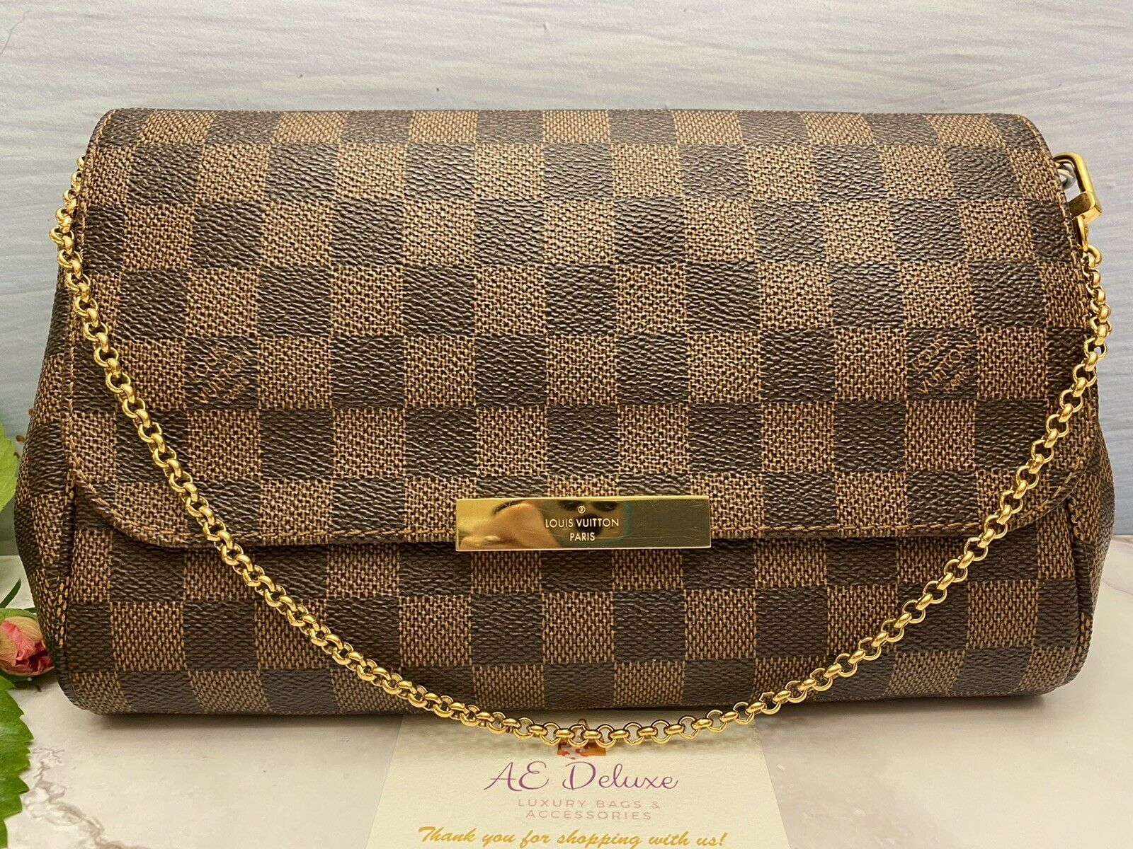 Louis Vuitton Favorite MM Damier Ebene (FL4154) – AE Deluxe LLC®